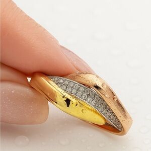 3 in 1 Interlocking Ring Three Colored Waterproof Skin Friendly Ring